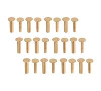 HOMSFOU 14 Paires de Rivets pour Manches de Couteaux en Cuivre 1,6 Mm, Fixation Robuste pour Réparation et Remplacement D'ustensiles Cuisine, Kit DIY pour Couteaux de Chef, Outil
