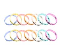 HOMSFOU 14 Pièces Bracelet Silicone Portable Remise des Diplômes 2026, Résistant et Non Déformable, pour Grandes Célébrations et Universités