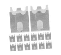 HOMSFOU 14 pièces Clips Support Étagère Congélateur Acier Inoxydable Crochets pour Étagères de Réfrigérateur et Refroidisseur Maintien Stable pour Usage Commercial et Domestique