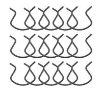 HOMSFOU 15 Pièces Clips de Poignée de Porte Automobile en Métal Universels pour Manivelle, Kit de Fixation Sécurisé pour Réparation et Remplacement de Lève-vitre