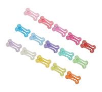 HOMSFOU 15 Pièces Épingles à Cheveux pour Chiens en Alliage Forme Os, Accessoire Chic et Charmant pour Chiots, Maintien des Poils en Vie Quotidienne et Grands Événements Plusieurs Styles
