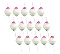 HOMSFOU 15 Pièces Manchon de Lampe à Gaz Double Tête en Rayon, Blanc | Installation Rapide, Usage Portable et Polyvalent, pour Camping et Urgence