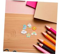HOMSFOU 180 Pièces Mini Erasers Set For Cute Rainbow Moon Star And Cloud Shapes Fun Pencil Erasers For School Classroom Home Office Party Favors