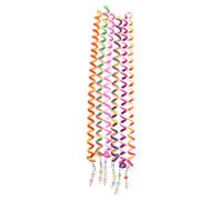 HOMSFOU 18pcs Pinces à Cheveux Spirale en Plastique Élastiques pour Coiffure Fille Accessoires de Tressage DIY Mode Vintage