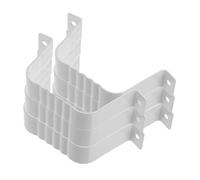 HOMSFOU 1Ensemble Adaptateur Descente de Gouttière Fixation pour Tuyaux Rectangulaires de Inoxydable Outils de Gouttière Esthétiques