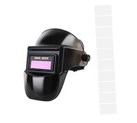 HOMSFOU 1Ensemble Masque de Soudage à Assombrissement Automatique Lunettes de Légères et Confortables pour Soudage Casque avec Dimming LCD et Films Outil Professionnel pour Soudeur