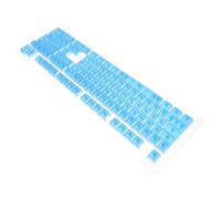 HOMSFOU 1ensemble Set De Keycaps Semi-Transparents pour Clavier Mécanique Touches Transparent Design Unique pour Joueurs Et De Claviers
