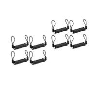 HOMSFOU 2 Ensembles Câbles De Sécurité Pour Vélo Câbles Rappels Pour Et Casque Noir 4 Pièces * 2