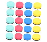 HOMSFOU 2 Ensembles Effaceurs Magnétiques Pour Tableaux Blancs Lot De Nettoyage Facile Pour Écoles Bureaux Et Maisons Accessoires Pour Effacer Écrits À Sec 20 Pièces * 2