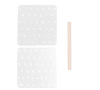 HOMSFOU 2 Ensembles Leathercraft Stamping Tools Number Letter Punch Set For DIY Leather Embossing And Carving Portable And Leathercraft Accessories