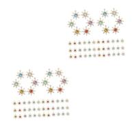 HOMSFOU 2 Ensembles Ornements De Fleurs De Soleil Bijoux Charme Mariage Décoratif Nombre Petit Pendentifs À Fleurs Breloques De Fleurs Bricolage Pendentif En Alliage Un Verre 30 Pièces * 2
