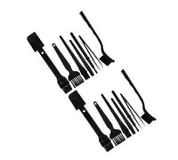 HOMSFOU 2 Ensembles Outil de Clavier kit de Nettoyage d'ordinateur de Bureau Brosse Antistatique kit de Nettoyage électronique Mini Pinceau de Brosse à Clavier Black