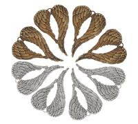 HOMSFOU 2 Ensembles Pendentifs De Charme Alliage Rétro Accessoires Diy Pour Bijoux Charmes À Suspendre Pour Arbre De Noël Pour De Colliers Et Bracelets 8 Pièces * 2