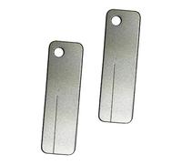 HOMSFOU 2 Ensembles Pierre À Aiguiser Portable Diamant De Affûtage Pratique Pour Couteaux Et Outils Pour Camping Maison 2 Pièces * 2