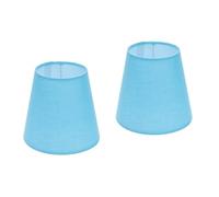 HOMSFOU 2 Pièces Abat-Jour de Lustre Petit et Mini, Clip pour Lampe Suspendue, Ménage, Bureau, Éclairage, Applique E14, Table d'Appoint en Chiffon
