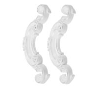 HOMSFOU 2 pièces Autocollants Décoratifs Auto Adhésifs PVC Appliques Angle pour Meubles Décoration Murale pour Salon Cuisine Chambre Portes et Miroirs