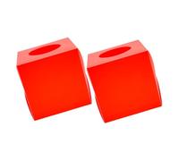 HOMSFOU 2 pièces Boîte de Tirage Au Sort Rouge Multifonctionnelle Boîte Ballot Robuste pour Loterie Urne Vote et Rangement pour Boules Cartes et Billets pour Fêtes et Réunions