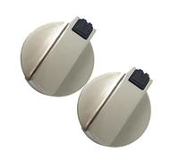 HOMSFOU 2 pièces Boutons de Universels Zinc pour Cuisinière à Gaz Lot Douille Angle de Degrés Accessoires de Remplacement pour Four et Plaque de Cuisson