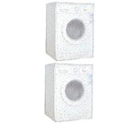 HOMSFOU 2 Pièces cas de machine à laver - Housse anti-poussière sèche-linge housses laveuse et sécheuse la housse de machine à laver protecteur de machine à laver