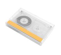 HOMSFOU 2 Pièces Cassette à Bandes Vierges, Bandes D'enregistrement Vocal, 60 Min, Plastique, Boîtier Transparent, Faible Bruit, Compatible Lecteur Cassette, pour Lectures et Archivage