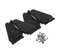 HOMSFOU 2 Pièces Charnières pliantes pour table rabattable mécanisme de support pliable robuste avec vis quincaillerie pour bureau et table murale optimisation espace utilisation