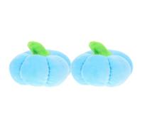 HOMSFOU 2 Pièces Chien en Peluche Forme Citrouille Couinement, à Mâcher Interactif pour Améliorer L'intelligence et L'agilité des Chiens