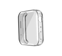 HOMSFOU 2 pièces Coque TPU Transparente pour Montre Intelligente Protection Intégrale Antichoc Rayures Étui Souple Compatible Mi Smart Watch