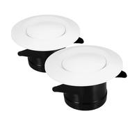 HOMSFOU 2 pièces Couvercle de Ventilation Abs pour Climatiseur Central Améliore la Circulation Air Accessoire de Ventilation Polyvalent pour Rv et Variés