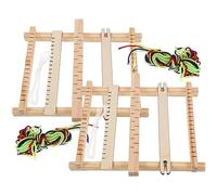 HOMSFOU 2 Pièces de Tricotage de Petit Métier à Diy pour Garçon Fille Outil de Tissage pour Développement Créatif et Intellectuel