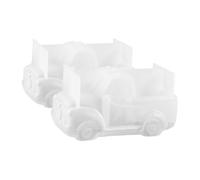 HOMSFOU 2 pièces Design Unique pour Création de Jardinières Résine Plâtre et Bougies pour Décoration de Maison et Voiture