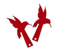 HOMSFOU 2 Pièces Drapeaux Décoratifs pour Boîte Aux Lettres Pigeon Rouge Ornements pour Identifier Votre Boîte Aux Lettres et