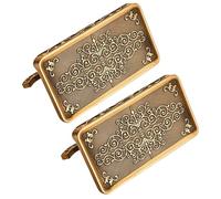 HOMSFOU 2 Pièces étagère Porte-Papier Toilette Vintage Support Porte-Papier Toilette rétro Cintre de Serviette en Papier Porte-Papier en Noyer Support de Serviette à Main Golden