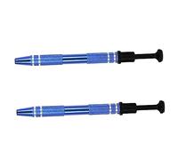 HOMSFOU 2 Pièces Extracteur Ic Outil de Préhension Composants Électroniques Pince à Quatre Griffes Inoxydable Ergonomique pour Électriciens et Étudiants