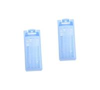 HOMSFOU 2 Pièces Filtre De Machine À Laver Passoire Et Raccords Filtres De Lave-Linge Filtre Filet Filtre Maille Remplacement Filtres De Machine À Laver Remplacements Plastique Bleu Ciel