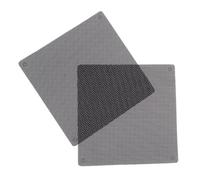 HOMSFOU 2 pièces Filtre Poussière PVC pour Ventilateur de PC Lot de Couvre Filtre Carrés pour Châssis Protection la Poussière et du Bruit
