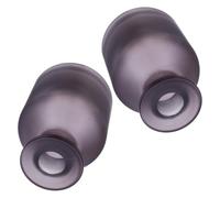 HOMSFOU 2 Pièces Flacon Diffuseur à Roseaux Vide, Cylindre Décoratif | Verre, Rechargeable et Réutilisable, Diffusion Homogène du Parfum, pour Salons et Bureaux