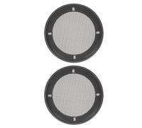 HOMSFOU 2 Pièces Grille de Haut-Parleur caillebotis Plastique Haut-parleurs Accessoires Capuchon de Protection protéger Basse Anneau en Plastique
