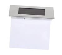 HOMSFOU 2 Pièces Lampe Solaire de Numéro de Maison avec LED Professionnelle Éclairage Extérieur Induction pour Panneau de Porte