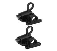 HOMSFOU 2 Pièces Loquet à Ressort Automatique Aluminium Verrouillage Sécurisé Auto Bloquant Aux Intempéries Installation Facile pour Portes et Fenêtres Lot