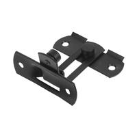 HOMSFOU 2 Pièces Loquet de Porte sans Perçage Verrou Coulissant Silencieux pour Porte de Grange Fenêtre Salle de Bain et Placard Lot de Sécurité Garçon Fille et Animaux