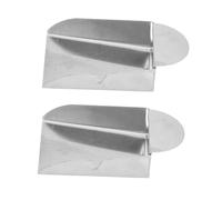 HOMSFOU 2 Pièces Mini Pelle Acier Inoxydable pour Bijoux et Dorées de Outils Pratiques pour Gemmes et Farine Durable et Facile à Nettoyer