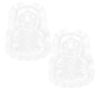 HOMSFOU 2 pièces Moule de Formation Fruits et Légumes Transparent et Flexible Moule de Culture pour Melon Fruit Ginseng et Courge Accessoire Jardinage Pratique et Décoratif