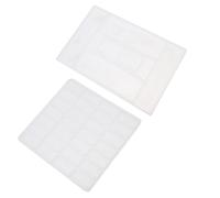 HOMSFOU 2 pièces Moule de Rangement Domino DIY Support Non-adhérent pour Boîte de Stockage Moule à Couler pour Artisanat Facile