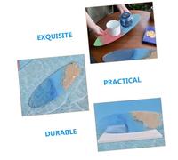 HOMSFOU 2 pièces Moule Silicone Planche Surf DIY pour Dessous de Décoratif Résistant et Réutilisable pour Artisanat et Décoration Maison