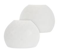 HOMSFOU 2 pièces Moule Silicone pour Bougeoirs Moules Artisanaux Transparents pour Fabrication de Bougies pour Petits Chandeliers Décoratifs et Objets Créatifs