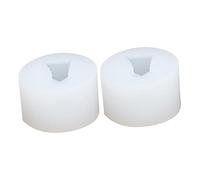HOMSFOU 2 Pièces Moule Silicone pour Fabrication de Bougies Design Pierre Créatif pour Diy et Décorations Colorées