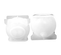 HOMSFOU 2 pièces Moule Silicone Résine Forme de Cochon Souple pour DIY Décorations Artisanales et Figurines Peinture