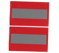 HOMSFOU 2 pièces Patch Réfléchissant pour Brassard Autocollant Thermocollant Pratique et Décoratif Réparation Vêtements et Accessoires Nuit Sécurité Extérieure Camping