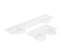 HOMSFOU 2 Pièces Peigne de Trop-Plein en Acrylique Détachable pour Aquarium, Optimise Le Flux d'eau et Réduit Le Bruit, pour Entretien Facile Entre Aquariums Connectés