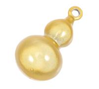 HOMSFOU 2 Pièces Pendentif En Cloche De Levage Breloques Pour La Fabrication De Colliers Breloques Pour Bracelets Breloque Pour Collier Charme De Fabrication De Bijoux Cuivre Doré
